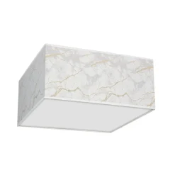 Sklep Kaja Prostokątna lampa sufitowa, zdobiony abażur MLP7304 z serii SENSO | Kaja Oświetl