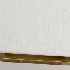 Sklep Kaja Prostokątny kinkiet z abażurem DL-RILEY-L-IV-AB z serii RILEY