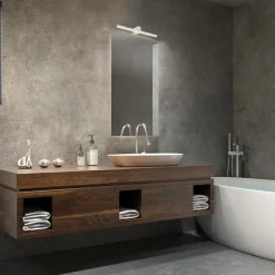 Sklep Kaja Prosty, łazienkowy kinkiet LED nad lustro LP-778/1W L WH NEVADA