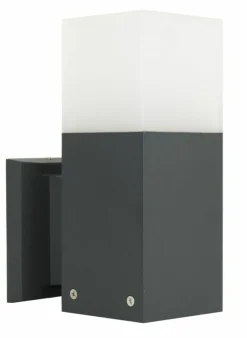 Sklep Kaja Prosty i nowoczesny kinkiet elewacyjny CB-K DG z serii CUBE | Kaja Oświetlenie