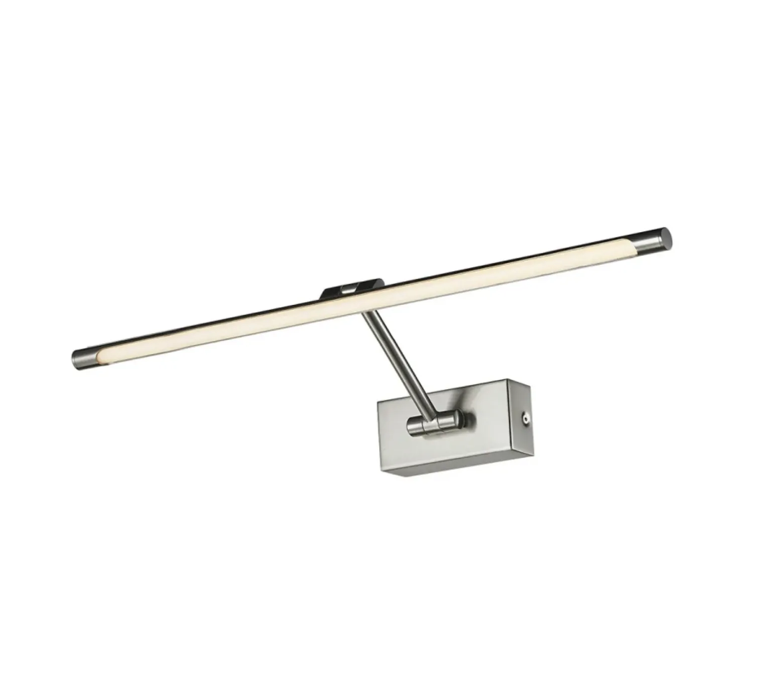 Sklep Kaja Prosty kinkiet obrazowy LED 58cm AZ2653 DAVINCI SANDY NICKEL | Kaja