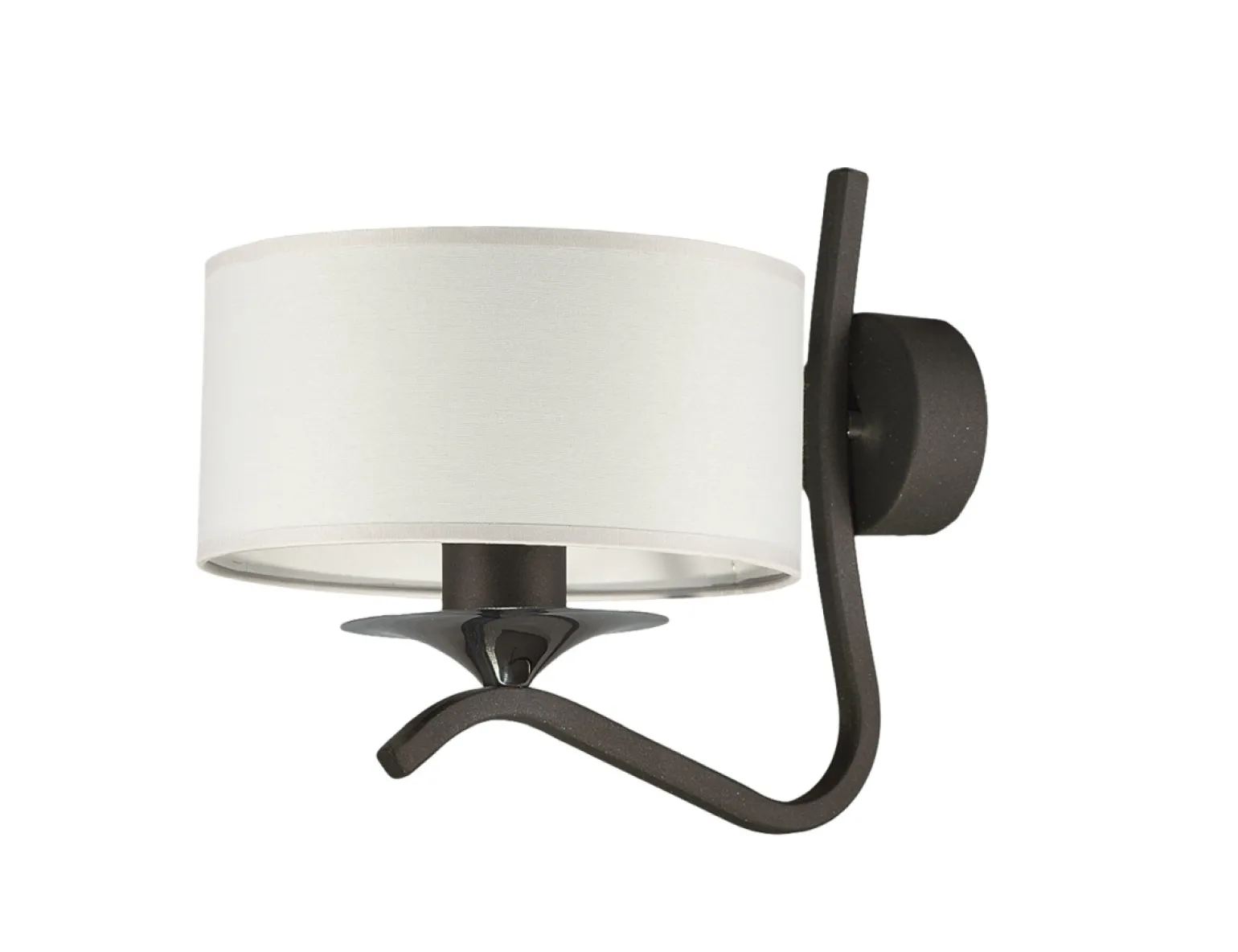 Sklep Kaja Prosty kinkiet z grafitowym abażurem JUP 1280 KASZMIR | Kaja