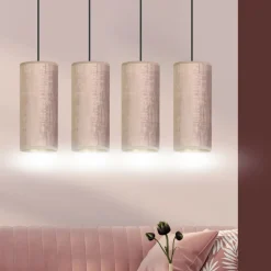 Sale Przytulna lampa wisząca z wąskimi abażurami 1061/4 BENTE | Kaja Żyrandole Nowoczesne