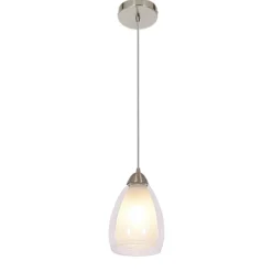 Clearance Punktowa lampa wisząca, do kuchni LP-567/1P TRANSP NIKI | Kaja Żyrandole Nowoczesne