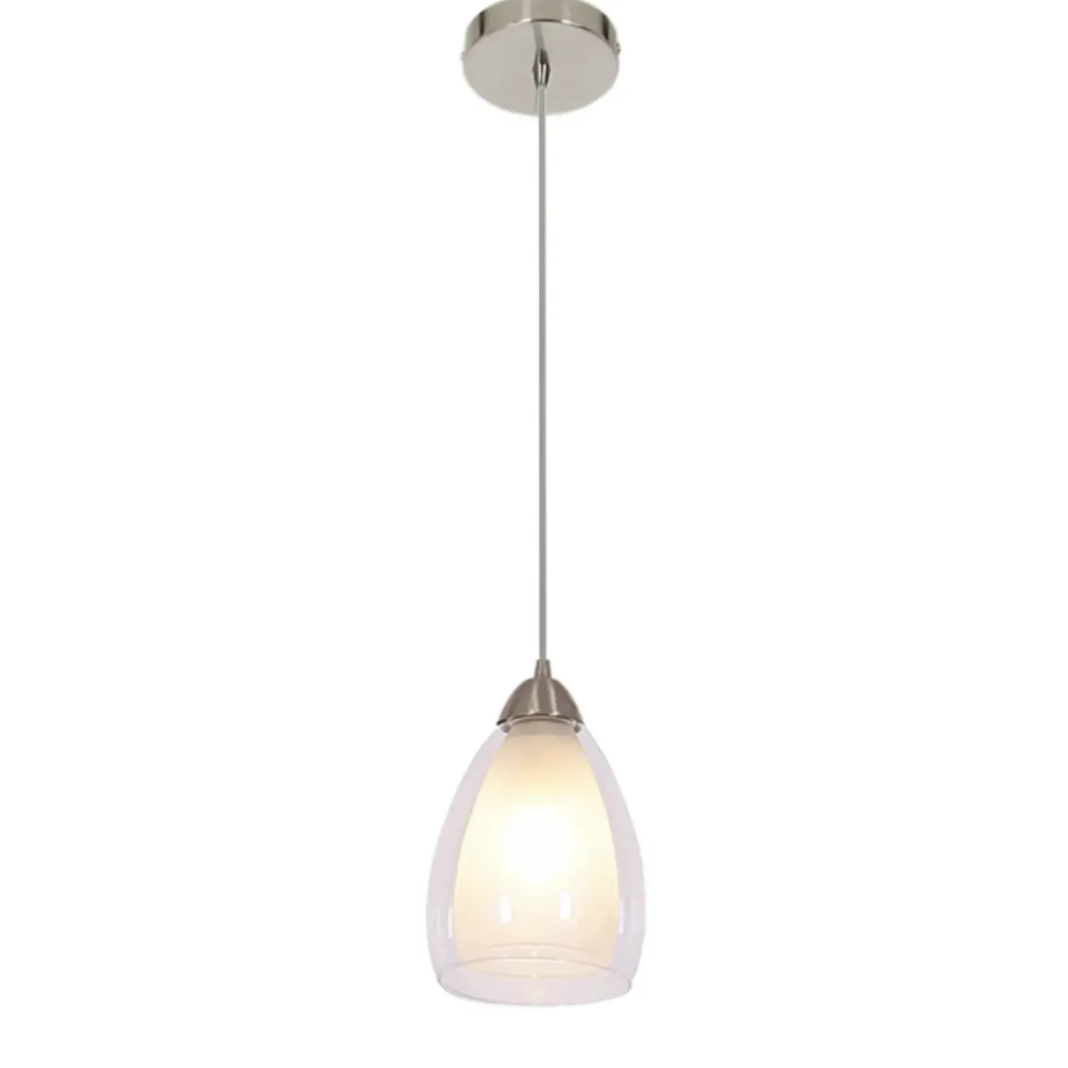 Clearance Punktowa lampa wisząca, do kuchni LP-567/1P TRANSP NIKI | Kaja Żyrandole Nowoczesne