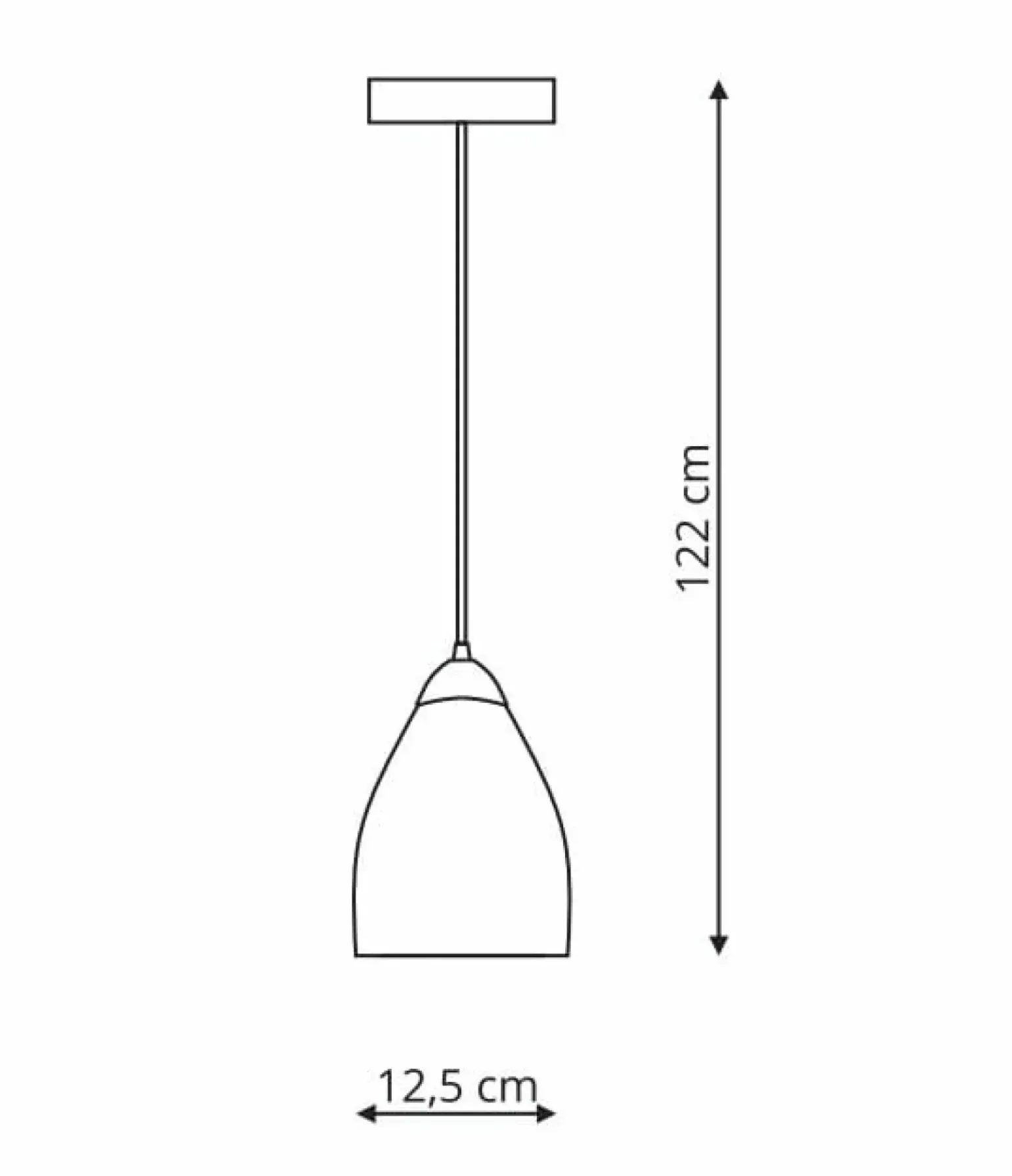 Clearance Punktowa lampa wisząca, do kuchni LP-567/1P TRANSP NIKI | Kaja Żyrandole Nowoczesne
