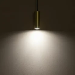 Fashion Punktowa lampa wisząca, smukła tuba 12,5cm 10766 FOURTY | Kaja Żyrandole Nowoczesne