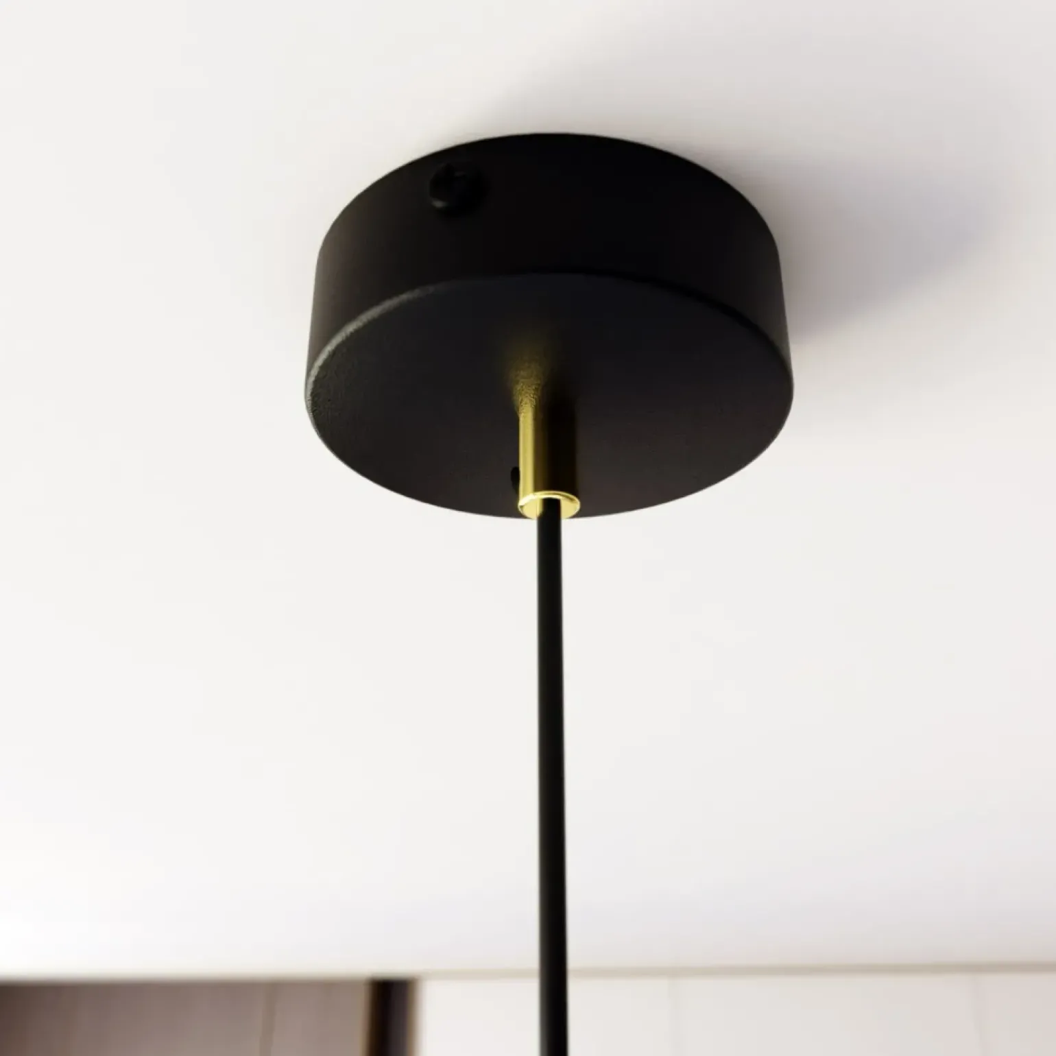 Clearance Punktowa lampa wisząca, złota rurka G9 1332/1 SELTER | Kaja Żyrandole Nowoczesne