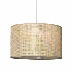 Store Rattanowa lampa o klasycznym kształcie ABR-LW18-BH-E27 BOHO | Kaja Żyrandole Nowoczesne