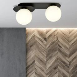 Sklep Kaja Reflektor natynkowy na listwie, białe kule 1118/2 PLAZA | Kaja