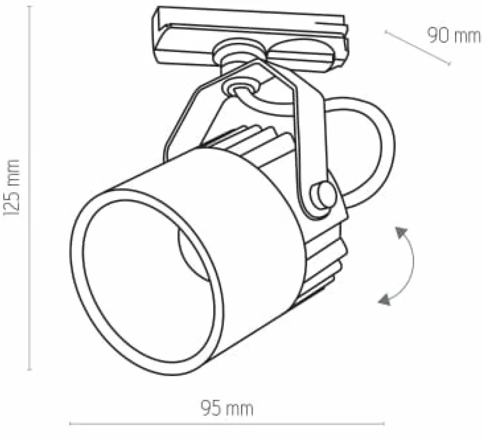 Sklep Kaja Reflektorek do szynoprzewodu 1-fazowego TK 4144 TRACER | Kaja