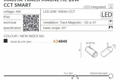 Sklep Kaja Regulowana głowica 20W CCT SMART AZ4840 MAKITA ALFA MAGNETIC 48V