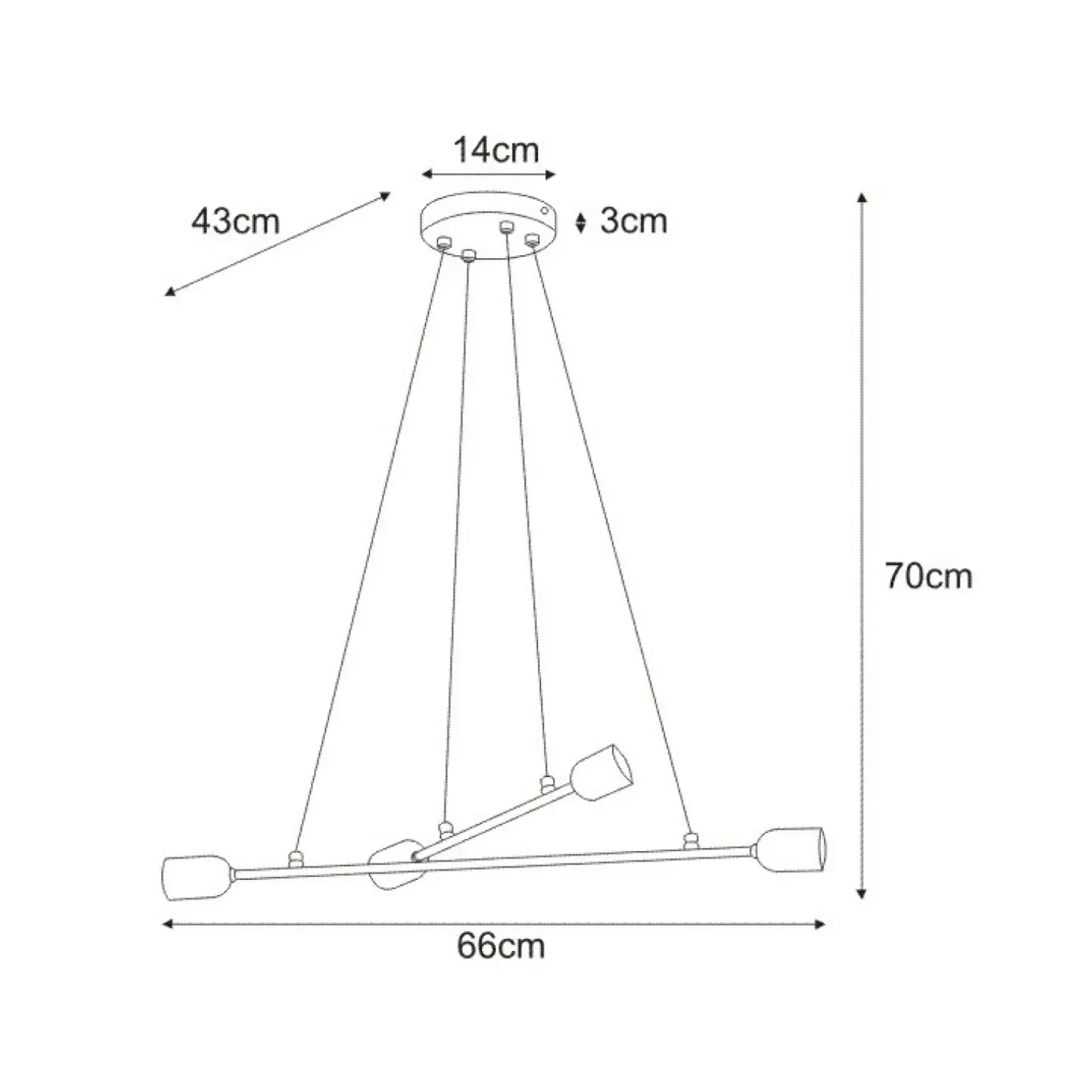 Best Regulowana lampa do pokoju dziecka K-4390 SITYA WHITE | Kaja Żyrandole Nowoczesne