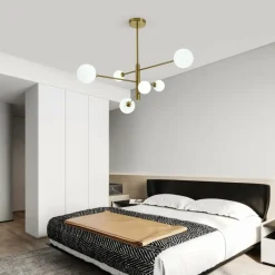 Hot Regulowana lampa wisząca do salonu LP-002/6P DORADO | Kaja Oświetlenie Żyrandole Nowoczesne