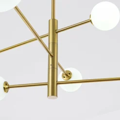 Hot Regulowana lampa wisząca do salonu LP-002/6P DORADO | Kaja Oświetlenie Żyrandole Nowoczesne