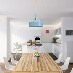 Store Regulowana lampa wisząca w błękitnym kolorze MLP6201 z serii MALMO | Kaja Oświet Żyrandole Nowoczesne