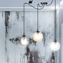 Fashion Regulowana lampa wisząca z trzema kloszami 939/3 | Kaja Oświetlenie Żyrandole Nowoczesne
