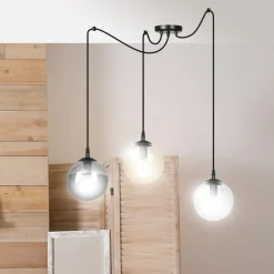 Fashion Regulowana lampa wisząca z trzema kloszami 939/3 | Kaja Oświetlenie Żyrandole Nowoczesne