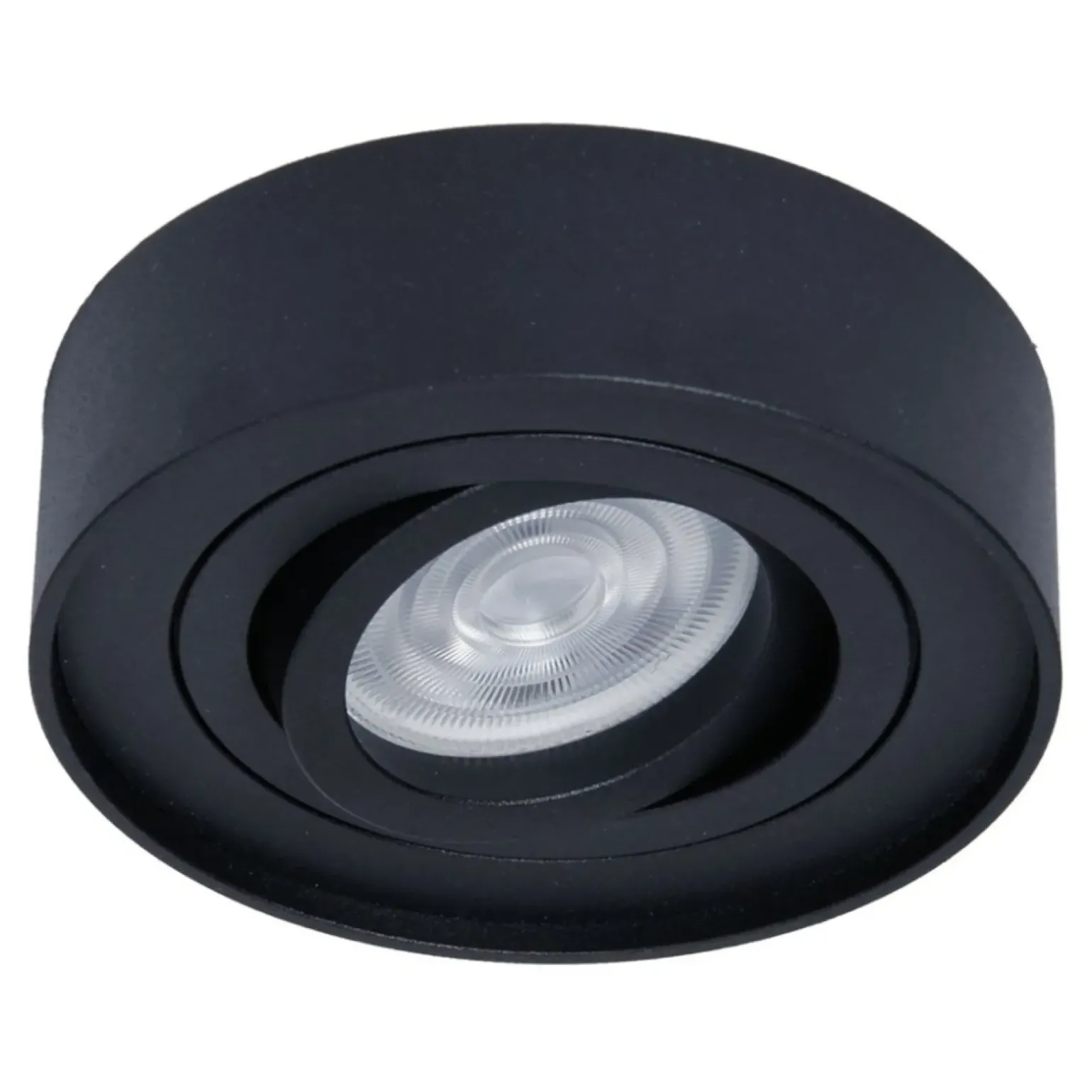 Sklep Kaja Regulowana oprawa podtynkowa, czarna ML0022 z serii NUSA ROUND | Kaja Oświetleni