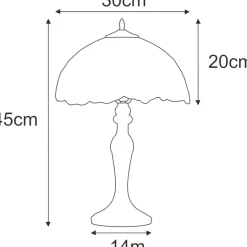 Sklep Kaja Reprezentacyjna lampa stołowa do salonu K-G121386 z serii BUTTERFLY