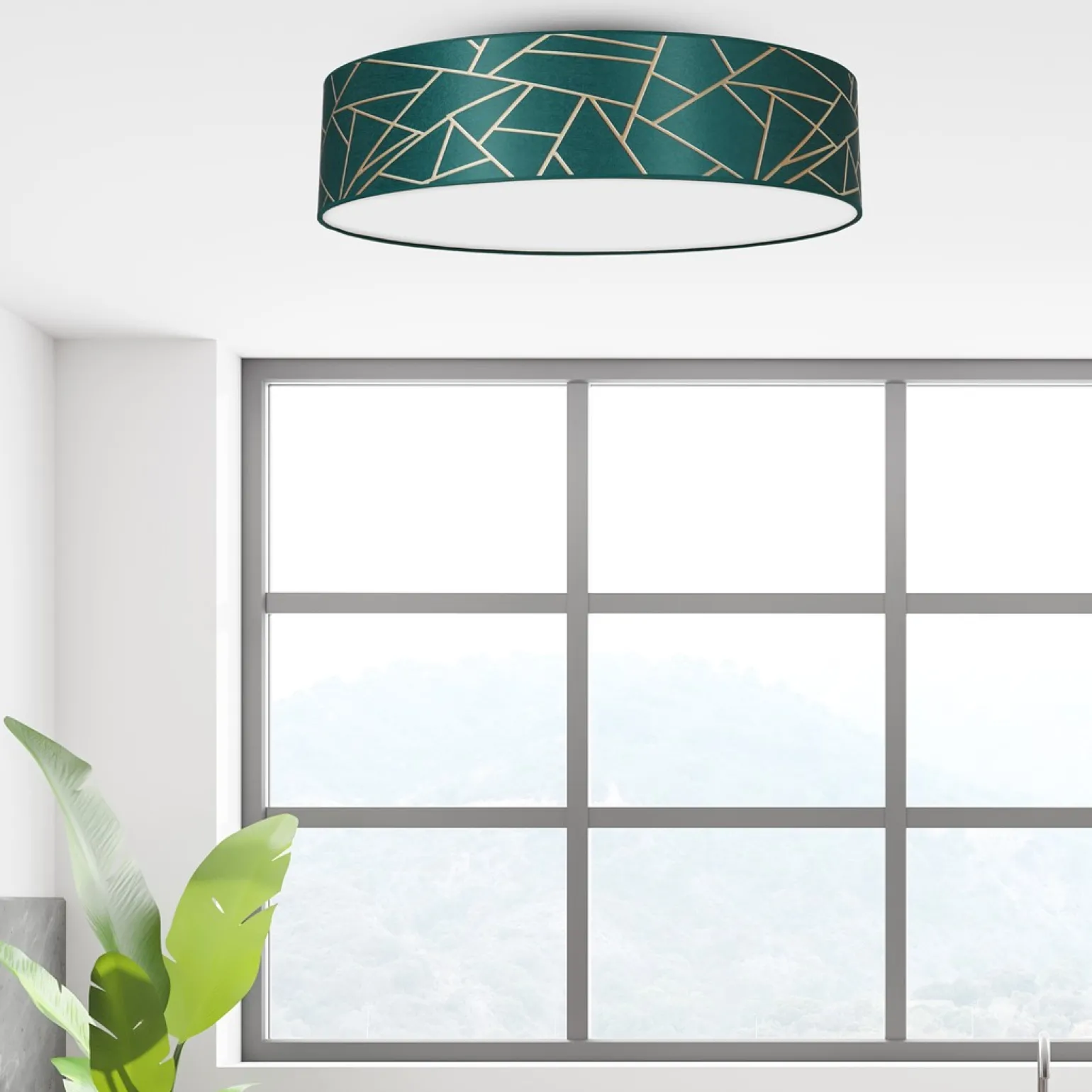 Sklep Kaja Reprezentacyjna lampa sufitowa do salonu MLP7579 z serii ZIGGY | Kaja Oświetleni