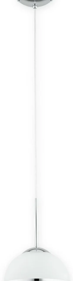 Sklep Kaja Reprezentatywna lampa wisząca z kloszem O3133 W1 CH | Kaja Oświetlenie