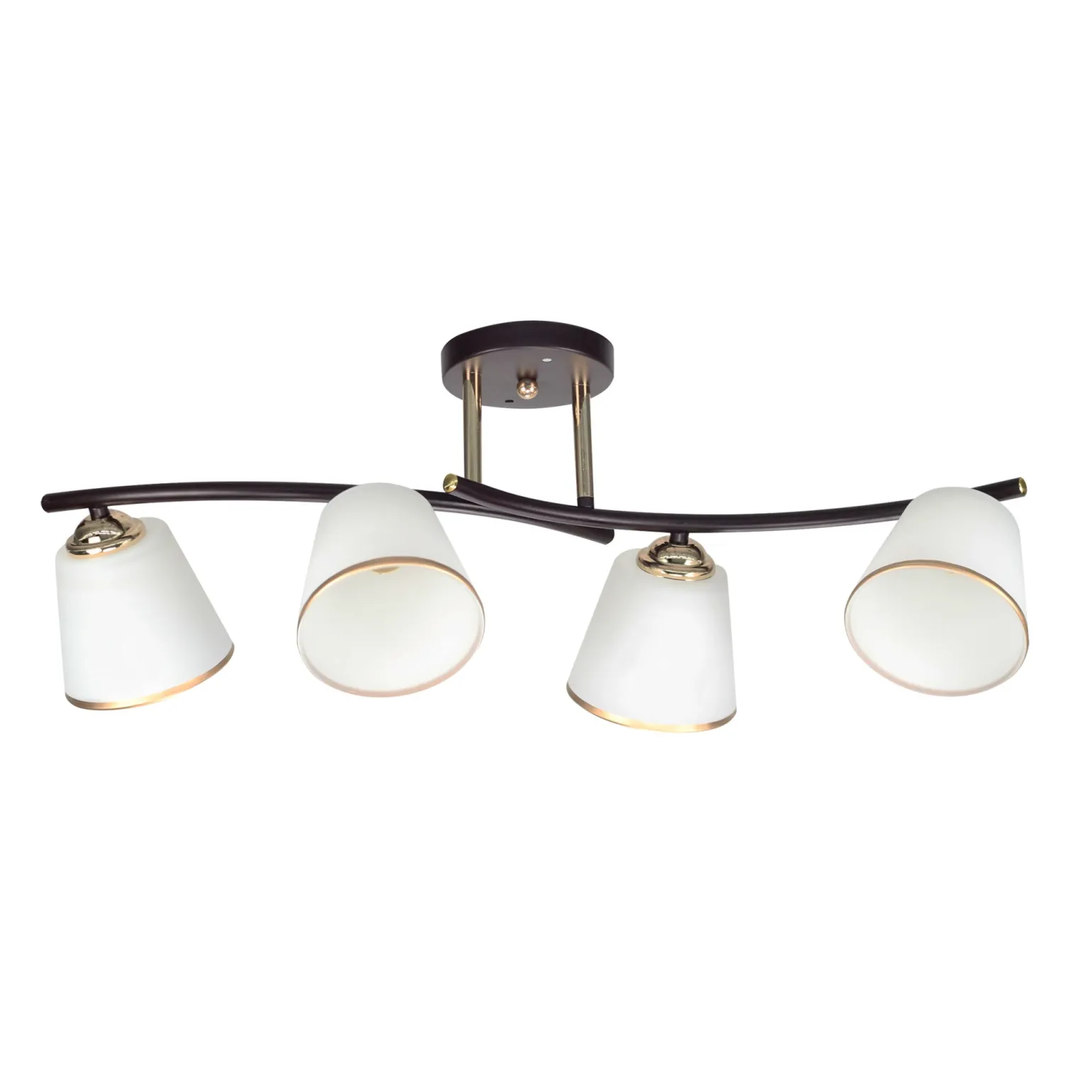 Sklep Kaja Retro lampa sufitowa z białymi kloszami 34-22646 GRECO | Kaja