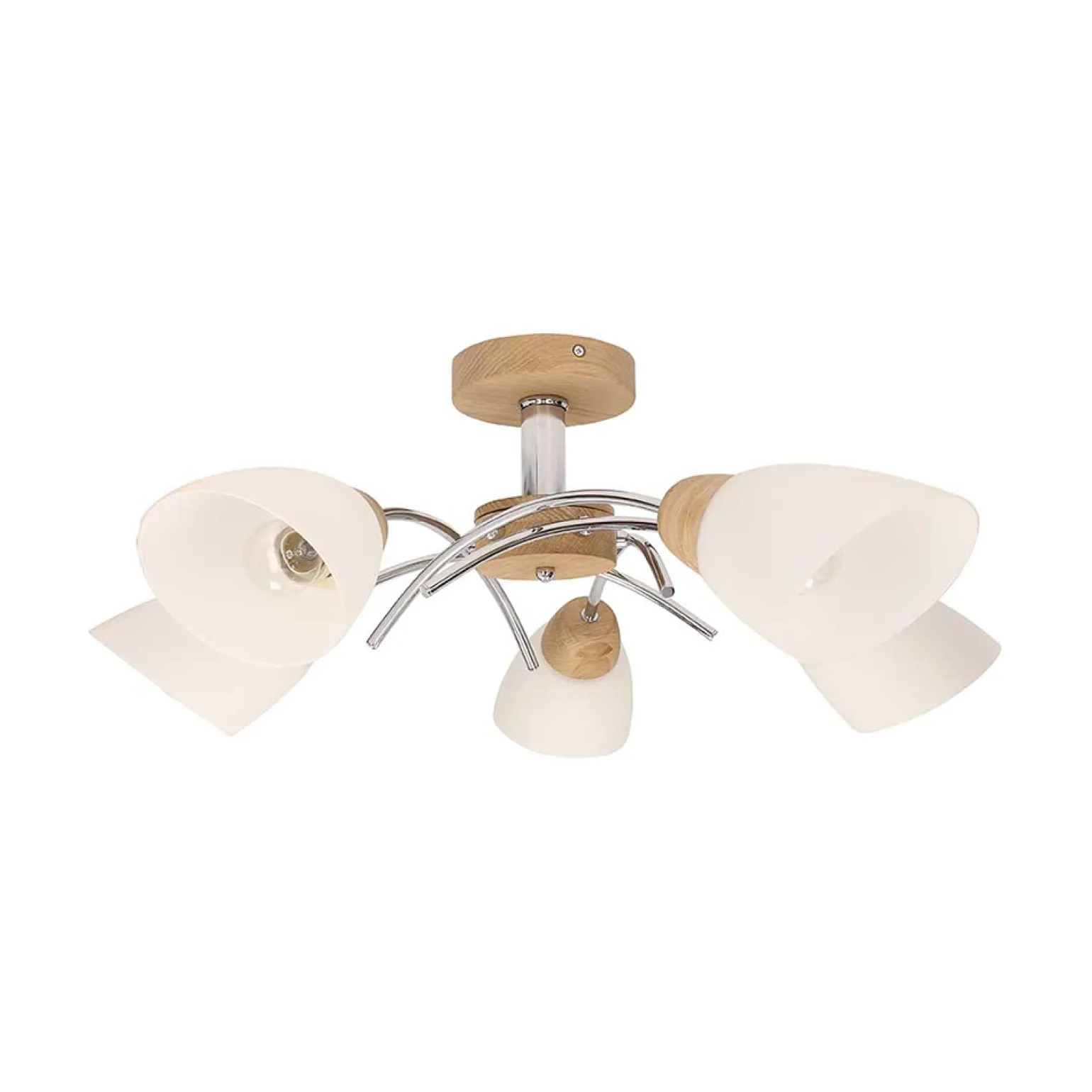 Sklep Kaja Retro lampa sufitowa z wykonana z drewna 8141574 VILETTA WOOD | Kaja