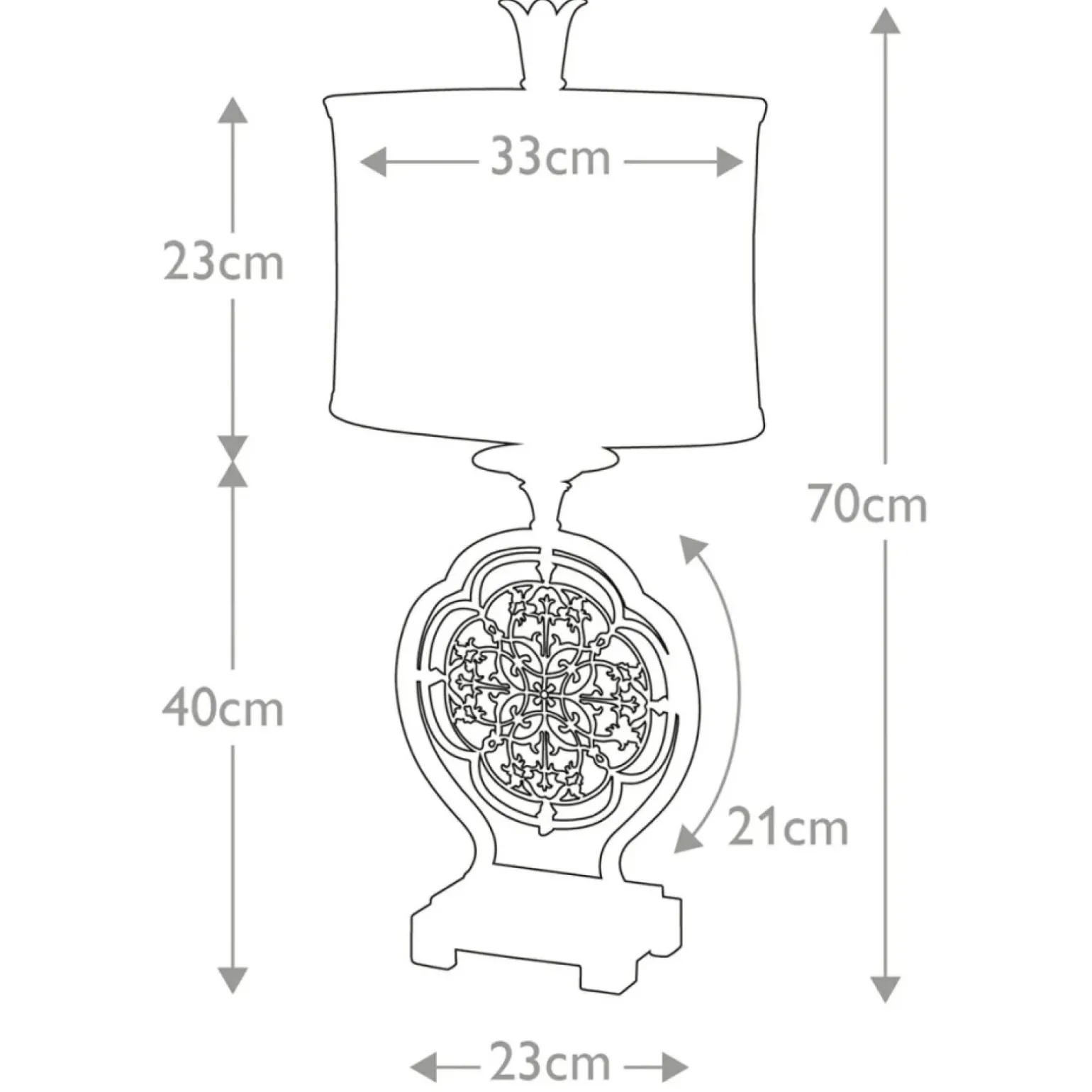 Sklep Kaja Retro lampka nocna, stołowa FE-MARCELLA-TL z serii MARCELLA