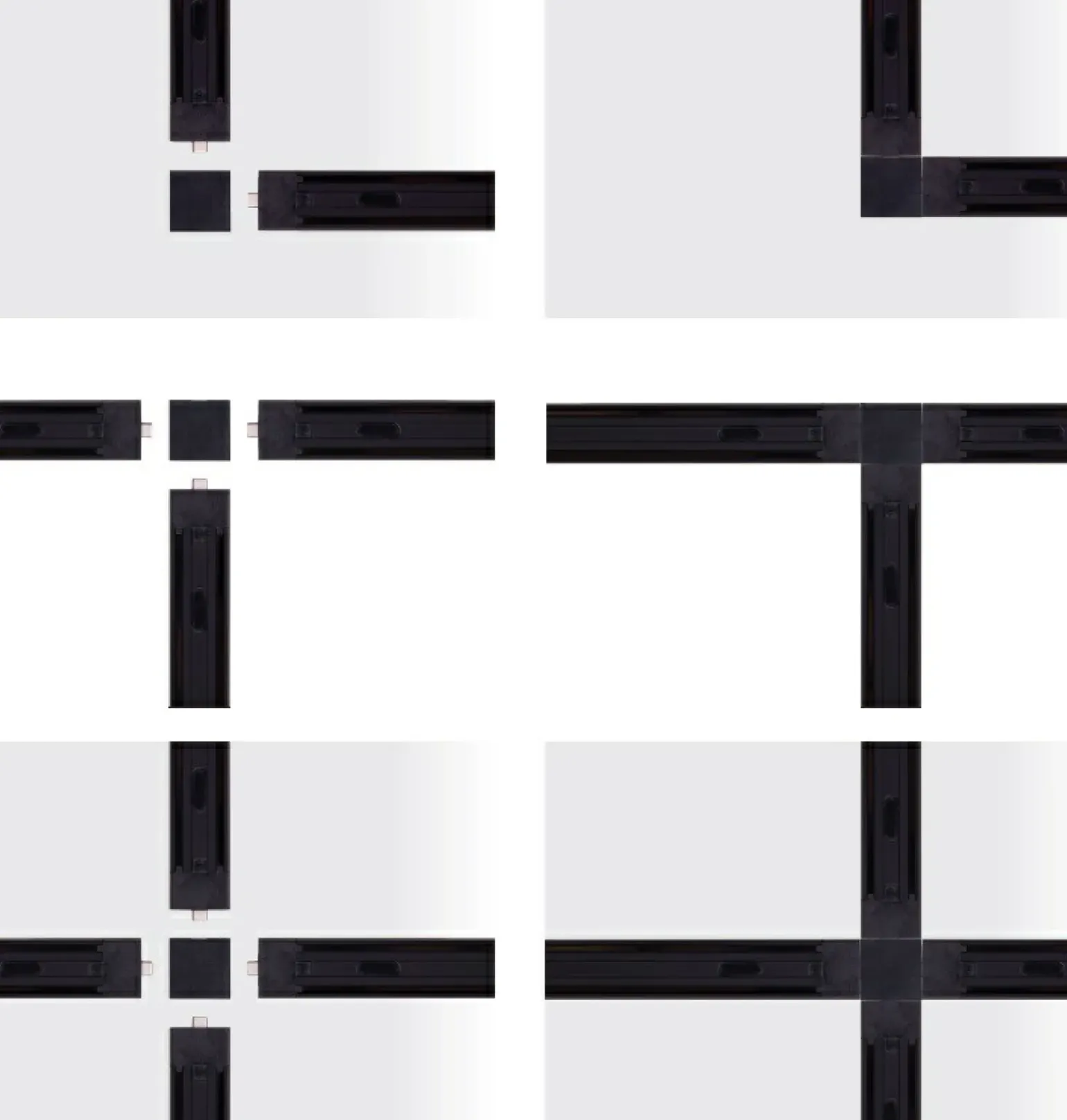 Sklep Kaja Środkowa złączka X sufitowa do szyny magnetycznej AZ5135 NEO TRACK 48V