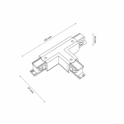 Sklep Kaja Środkowy łącznik do szyny trójfazowej TK 3556 TRACER 3 | Kaja