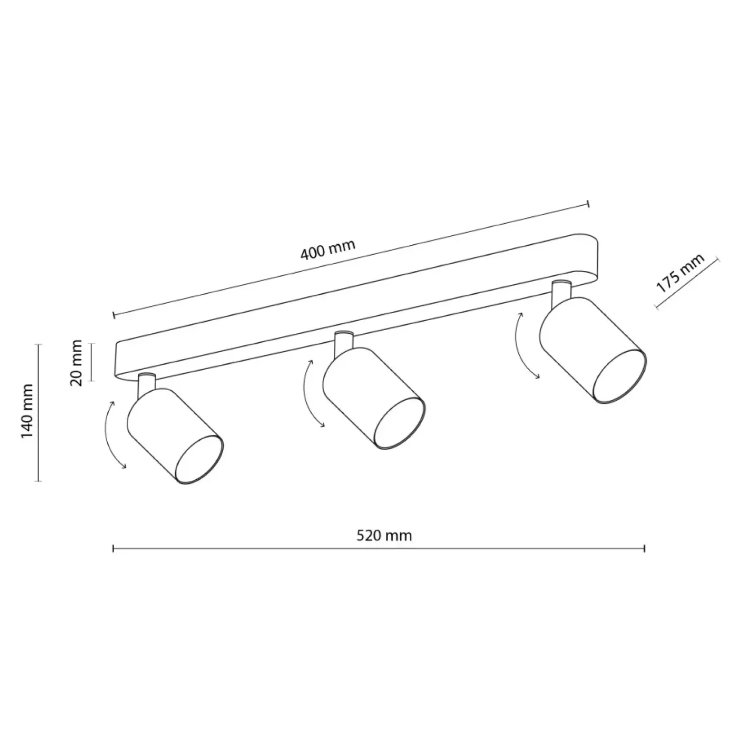 Best Różowa lampa sufitowa z reflektorami TK 10234 LIVIA PINK | Kaja Żyrandole Nowoczesne