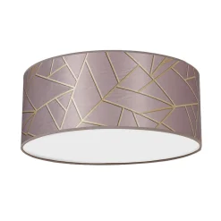 Sklep Kaja Różowa lampa sufitowa ze stylowym wzorem MLP7585 z serii ZIGGY | Kaja Oświetleni