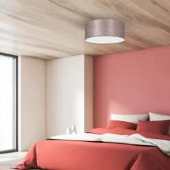 Sklep Kaja Różowa lampa sufitowa ze stylowym wzorem MLP7585 z serii ZIGGY | Kaja Oświetleni