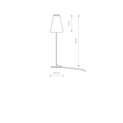 Sklep Kaja Różowo-biała lampka stołowa z abażurem w kropki 8080 | Kaja