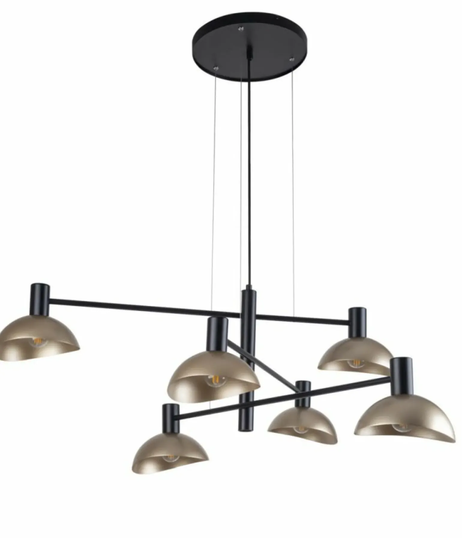 Cheap Rozłożysta, loftowa lampa wisząca do salonu SIG 40569 ARTIS | Kaja Żyrandole Nowoczesne