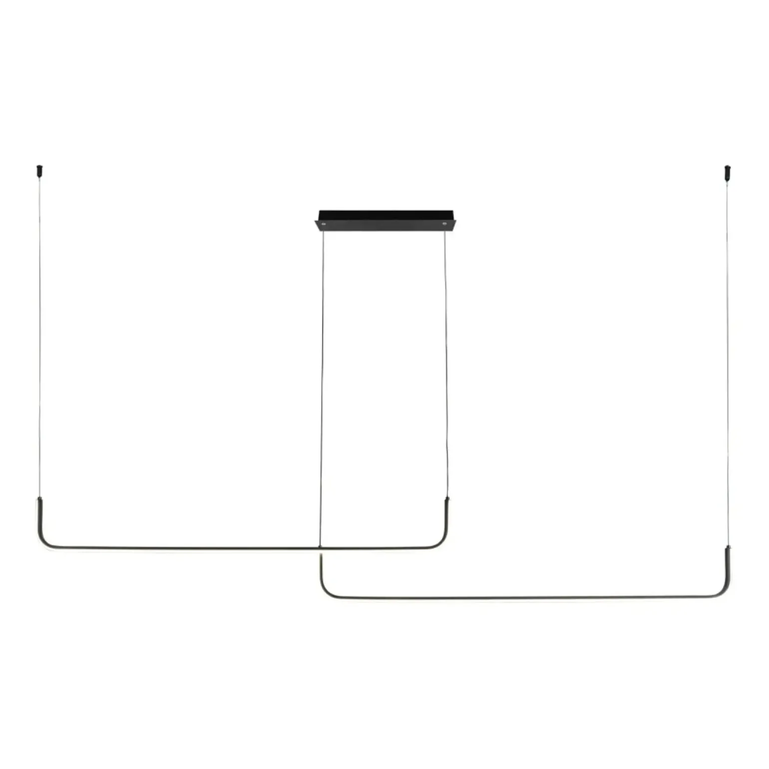 Cheap Rozłożysta, pozioma lampa wisząca LED nad stół ZM 2023199 RIKE | Kaja Żyrandole Nowoczesne