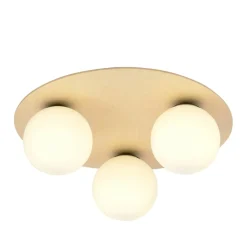 Sale Rustykalna, drewniana lampa sufitowa z kloszami 1142/3B KENZO | Kaja Żyrandole Nowoczesne