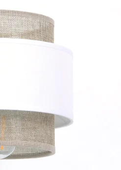 Sklep Kaja Rustykalna lampa wisząca, trzy abażury, do salonu K-5272 z serii CEZAR