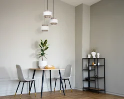 Sklep Kaja Rustykalna lampa wisząca, trzy abażury, do salonu K-5272 z serii CEZAR