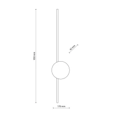 Sklep Kaja Rustykalna, nowoczesna lampa ścienna LED TK 1440 z serii JAVA II