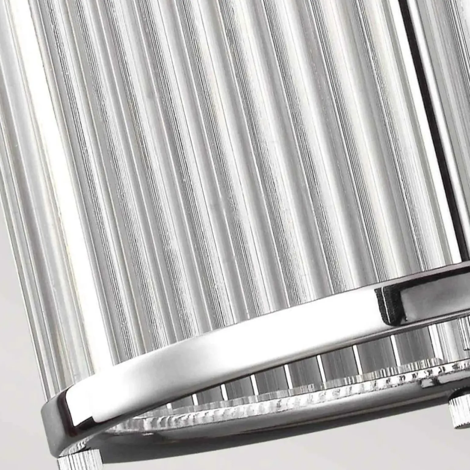 Store Ryflowana lampa wisząca, pionowa FE-PAULSON-3P z serii PAULSON Żyrandole Nowoczesne