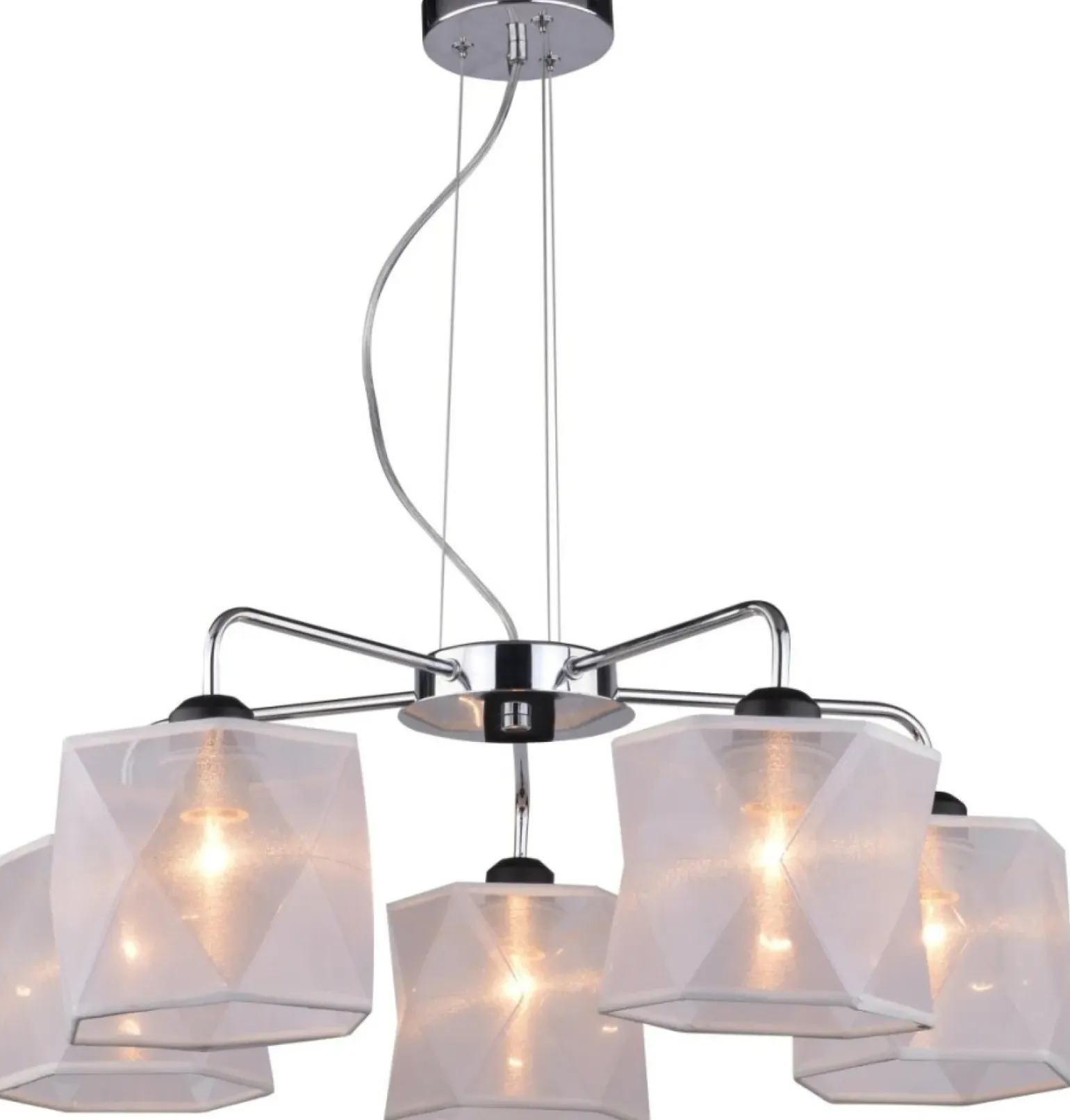 Sklep Kaja Salonowa lampa z ozdobnymi abażurami 35-58737 NOSJA | Kaja Oświetlenie