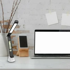 Sklep Kaja Składana lampa biurkowa, biało-czarna ML6107 z serii TO