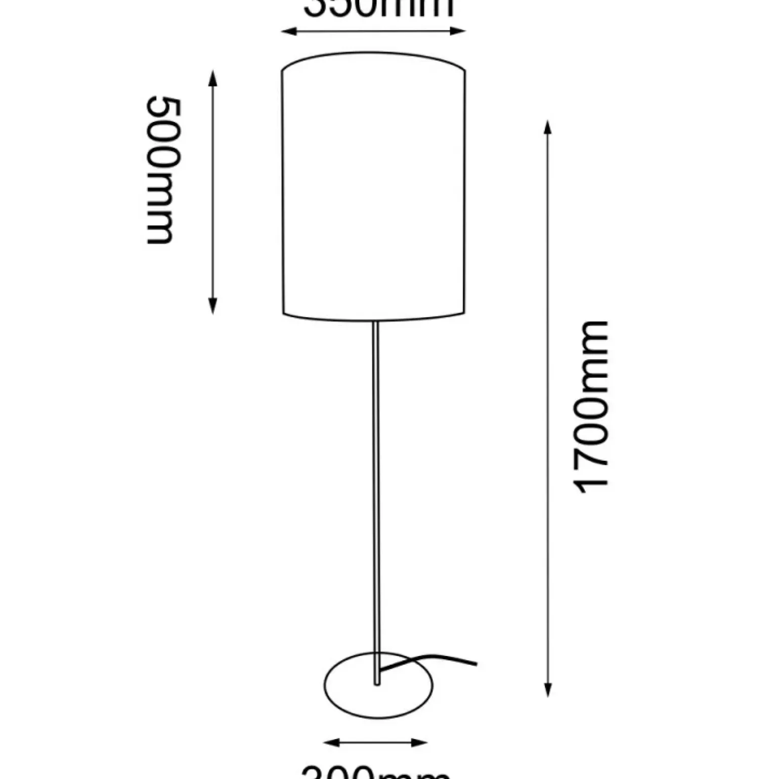 Sklep Kaja Smukła, abażurowa lampa podłogowa ANT 2024 LAMEGO | Kaja Oświetlenie