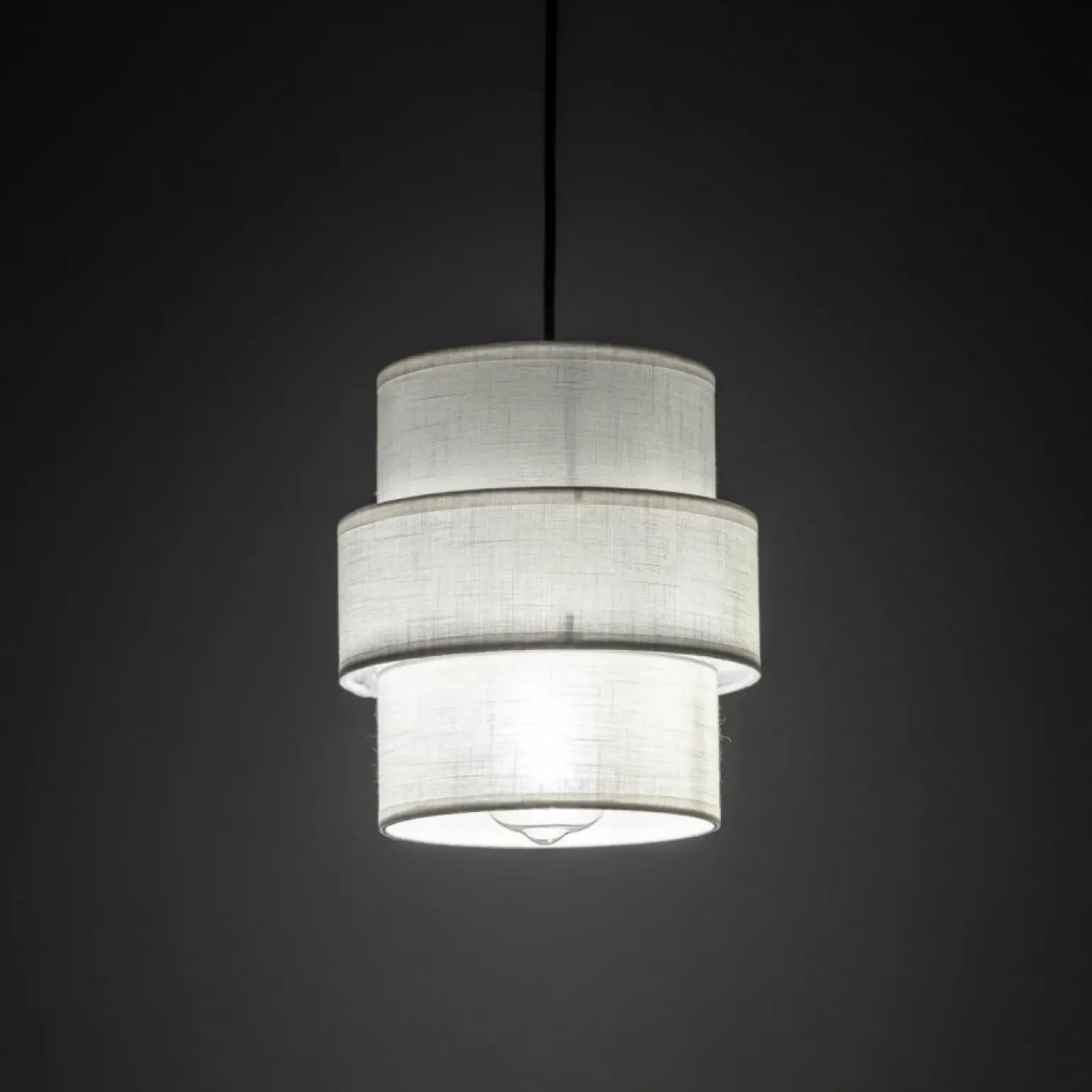 Best Sale Smukła, abażurowa lampa wisząca TK 5094 CALISTO WHITE | Kaja Żyrandole Nowoczesne