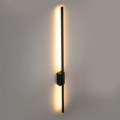 Sklep Kaja Smukła, czarna lampa ścienna LED TK 18074 FLASH BLACK | Kaja