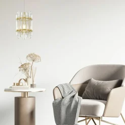 Hot Smukła, kryształowa lampa wisząca P0556-01D-V7V7 ALEXANDRIA | Kaja Żyrandole Nowoczesne