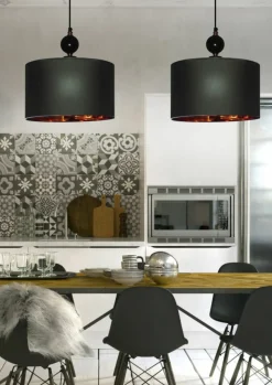 Sklep Kaja Smukła lampa wisząca z abażurem 31-39385 MELBA | Kaja Oświetlenie