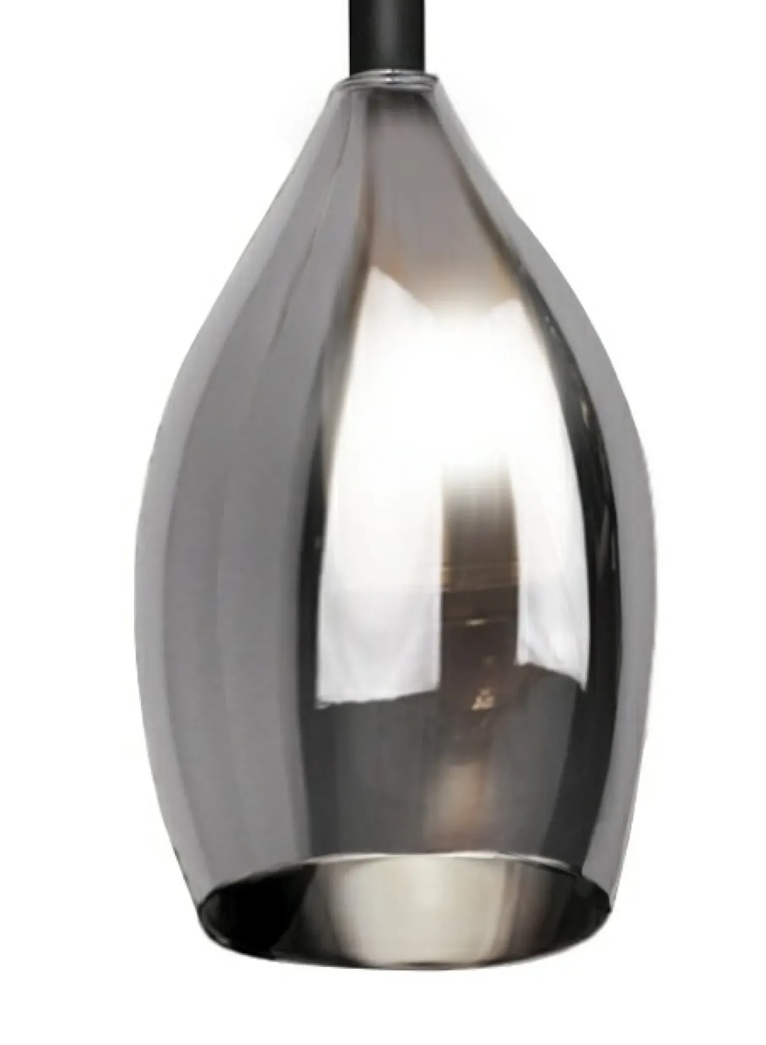 New Smukła lampa wisząca z m kloszem AZ2936 IZZA SMOKY | Kaja Żyrandole Nowoczesne